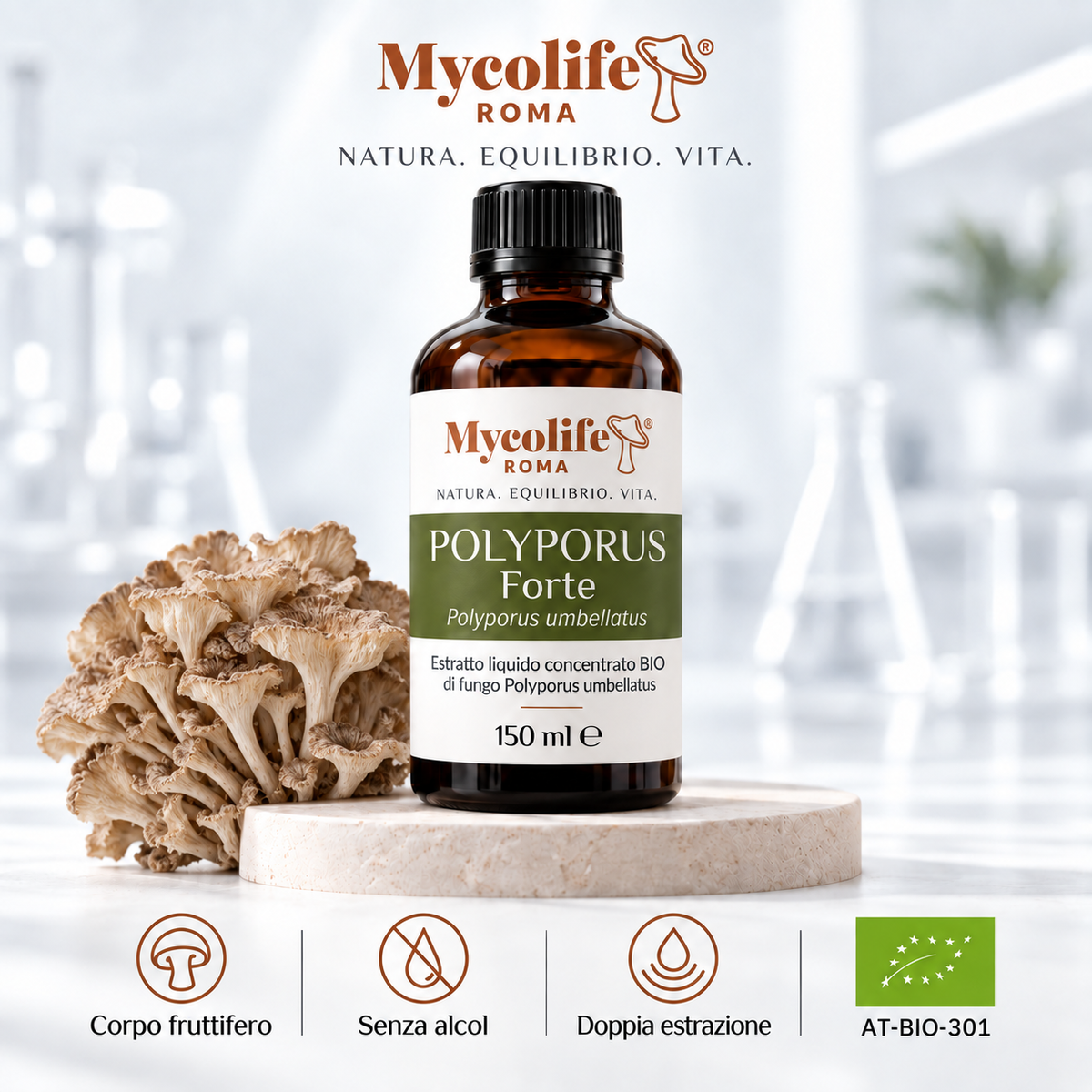 Polyporus Umbellatus Liquid Extract FORTE 150ml | Mycolife BIO