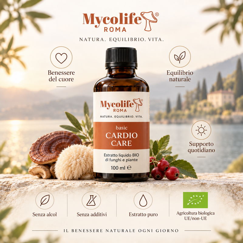 Mycolife Cardio Care BASIC 100 ml organic liquid mushroom blend
